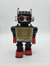 Vintage Sentinel Robot 13" Giant Walking Piston Action Robot 1980 s