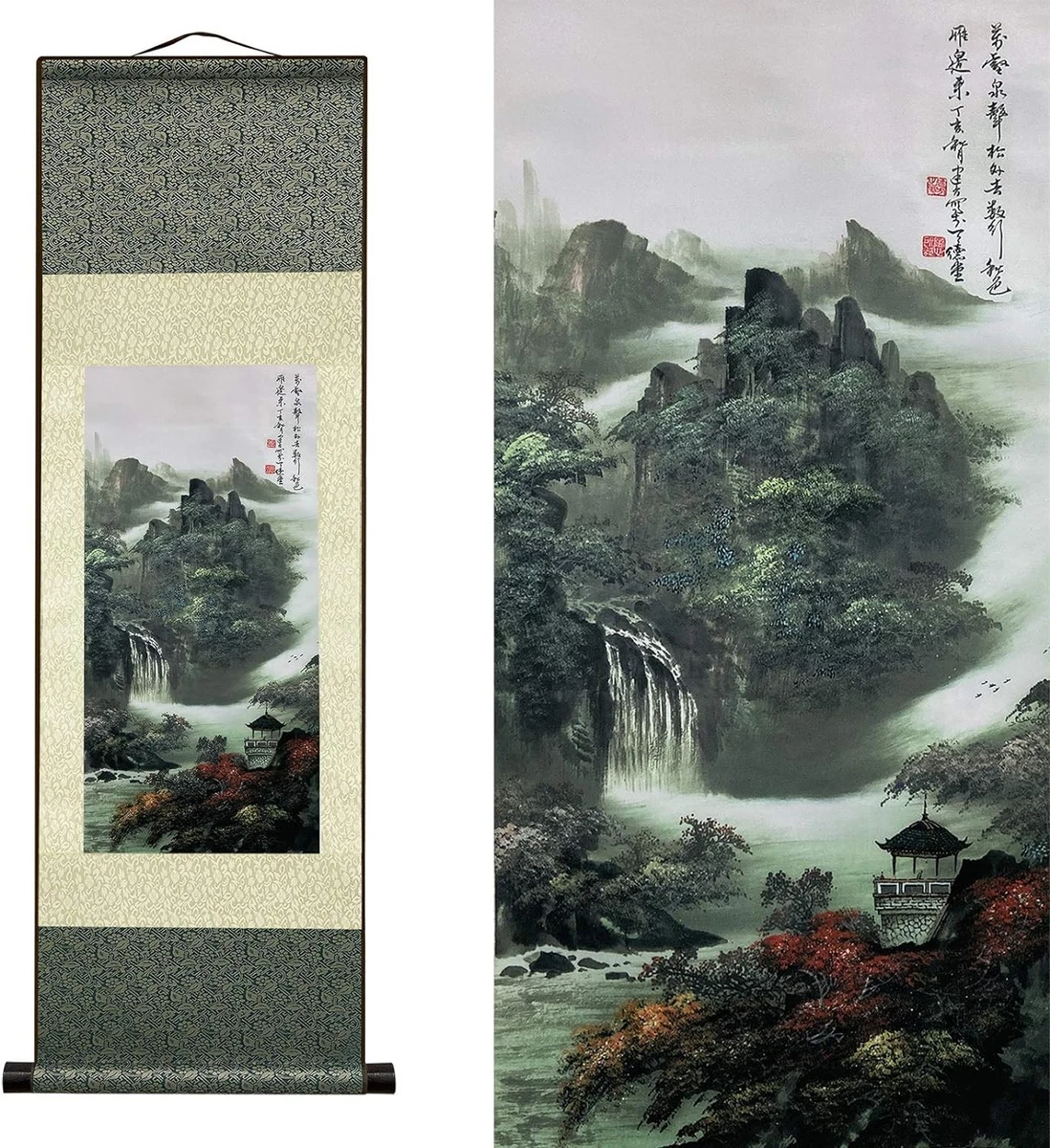 Chinese keizer portret poster retro prints chinees muur kunst canvas schilderij voor thuis decor 50x70cm