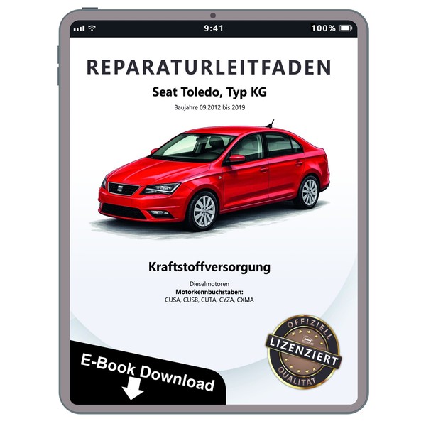 Seat Toledo KG (12-19) Kraftstoffversorgung Dieselmotoren Reparaturanleitung PDF-image