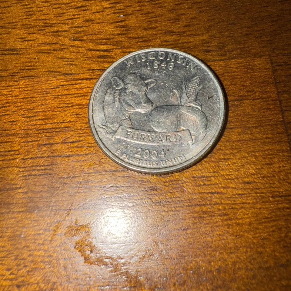 2004-D WISCONSIN Extra Leaf-High Quarter - Image 2 of 2