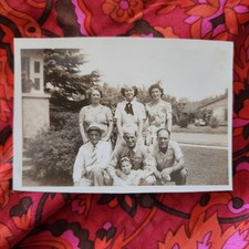 VTG 1940s World War II Era Portrait Military Family Uniform 1945