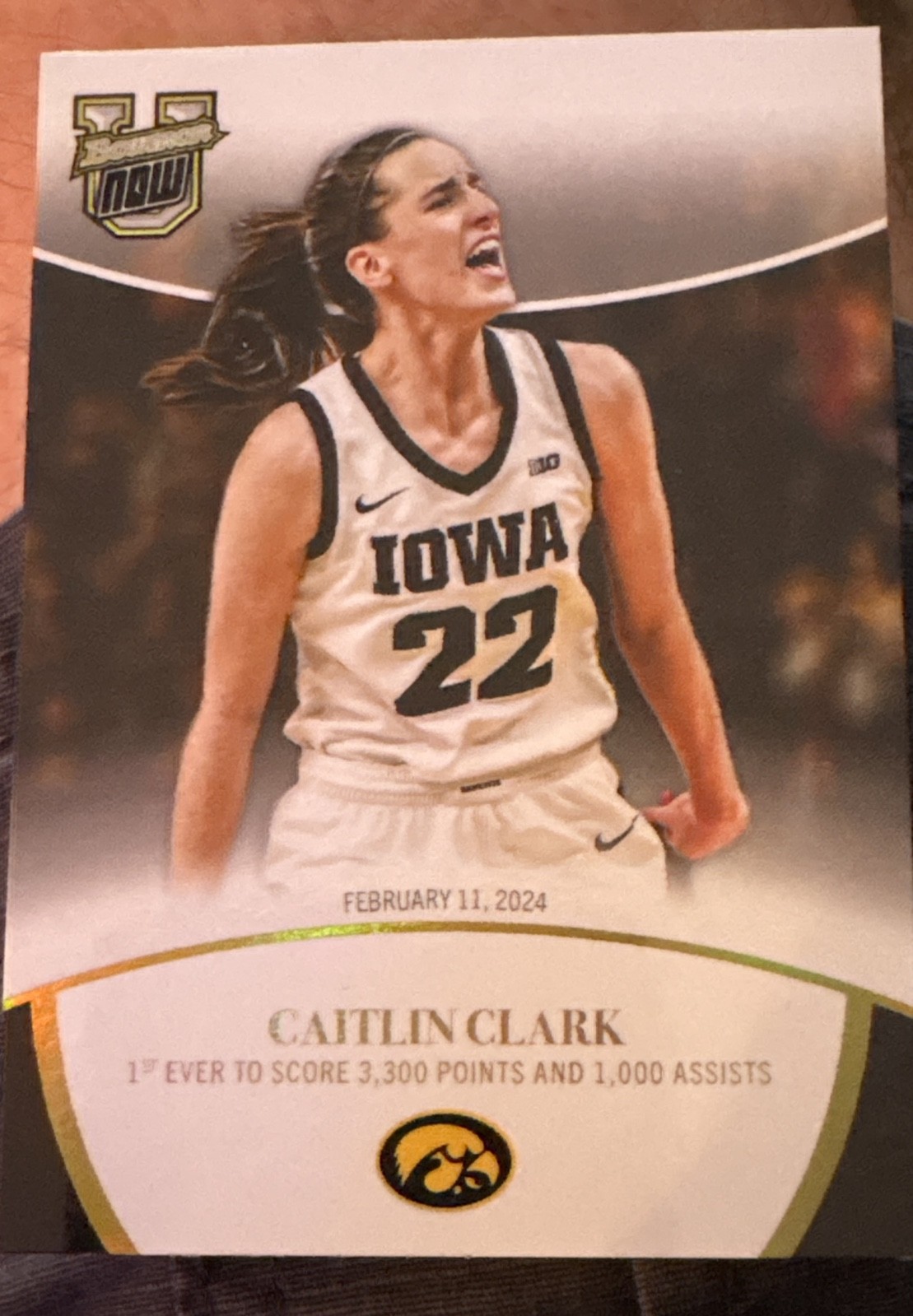 2023-24 Bowman U Now Caitlin Clark Collegiate Campaign - Caitlin Clark #13 (RC)
