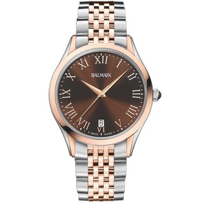 Balmain Classic R 41mm Brown Dial Men's Watch B41083152U