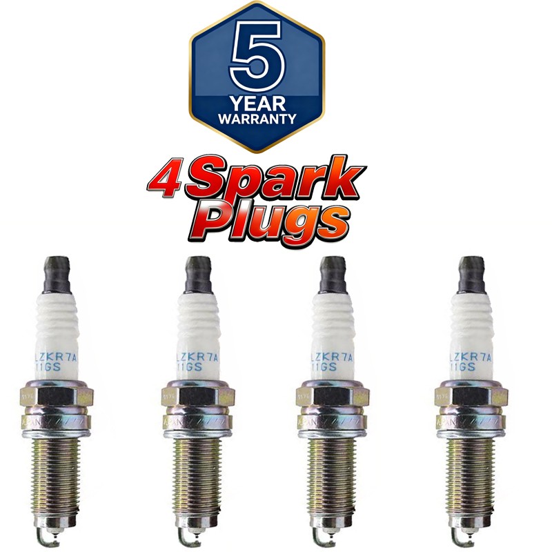 4PCS LASER IRIDIUM SPARK PLUGS DILZKR7B11GS NGK 95710 For Honda Accord Acura