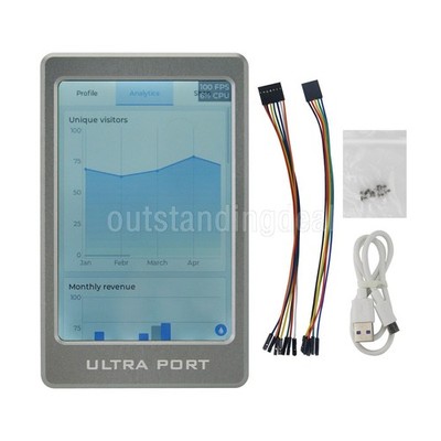   Port STM32H750 Core Board STM32H7 Development Board w/ 3.5'' Screen ot25 *yt