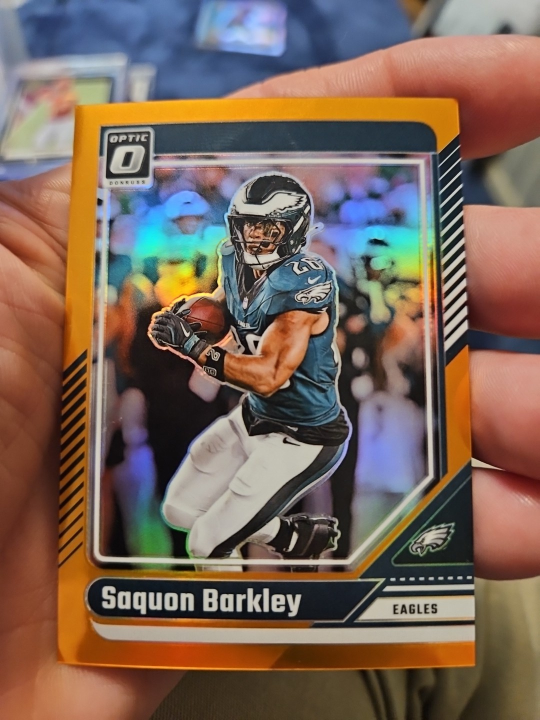 2024 Panini Donruss Optic Saquon Barkley Orange /249 #159 EAGLES