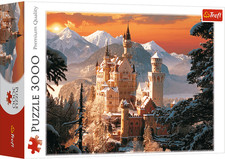 NEW Trefl Jigsaw Puzzle 3000 Pieces Wintry Neuschwanstein Castle, Germany RARE