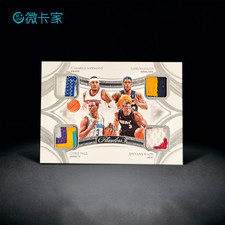 2024-25 Flawless Quad Patches Carmelo Anthony LeBron James Chris Paul Wade /20