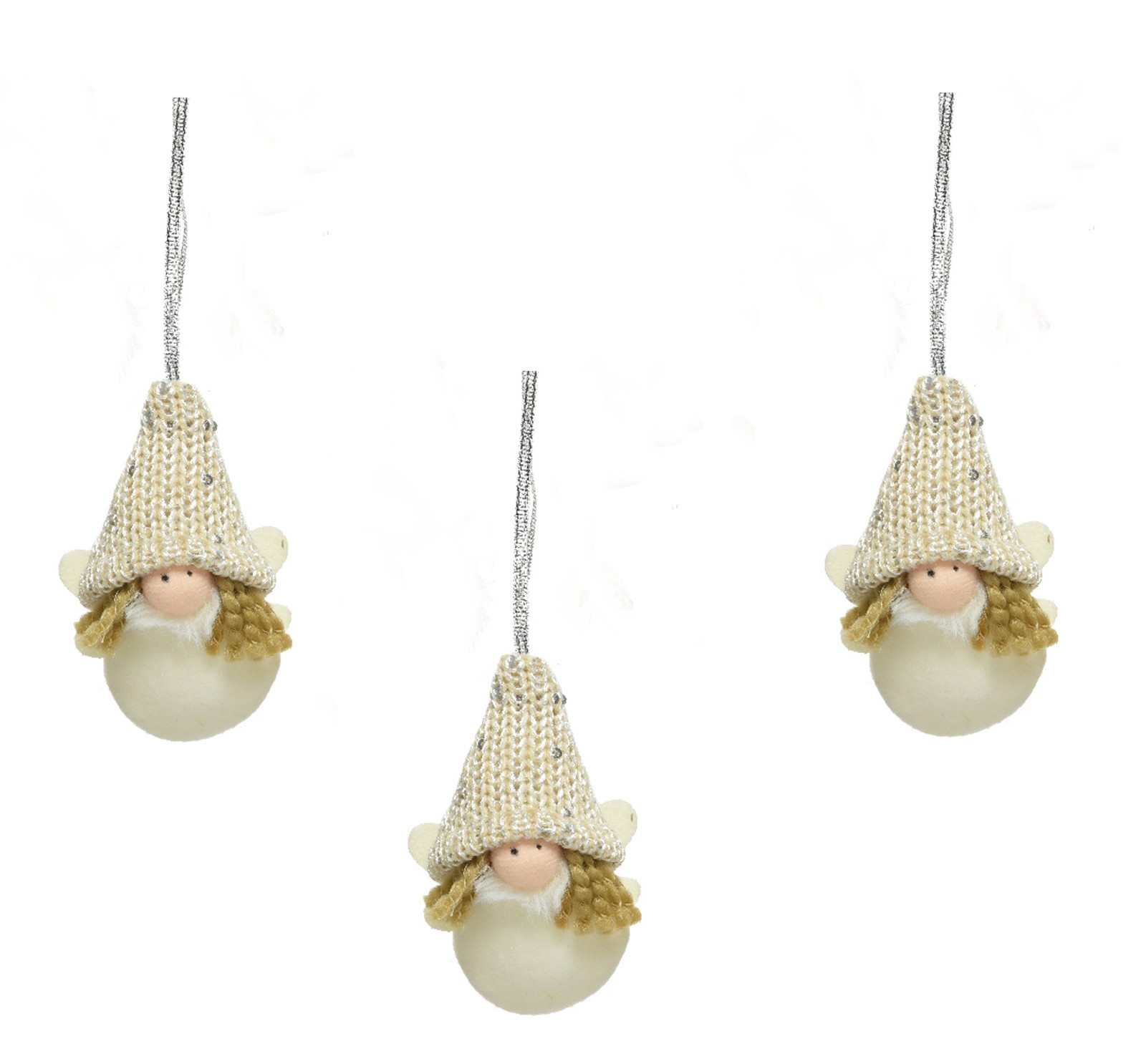 CLEARANCE Cute Fairy Angels Wings Hanging Christmas Tree Decorations Joblot of 3