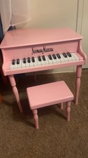Neiman Marcus Pink Toy Piano with Bench