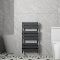 DuraTherm Flat Panel Heated Towel Rail Anthracite - 800 x 450mm