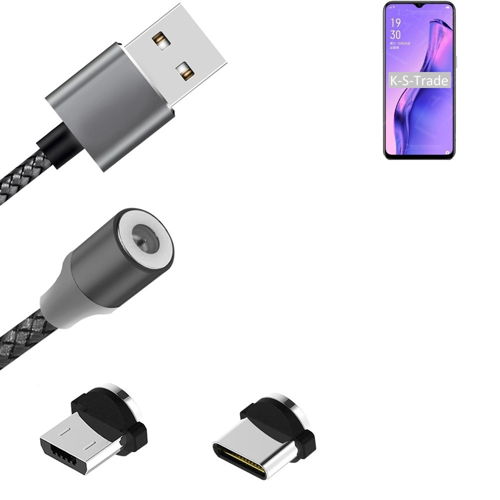 Câble Micro USB OPPO DL109 Blanc 2A 1M - Compatible U3, A31, R9+, A77, F3, F7, R11 - Neuf
