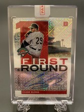 2024 Panini Prospects - FIRST ROUND SIGNATURE AUTO #02/25- Chase Burns - Reds