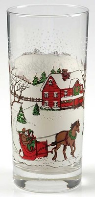 Libbey Glass Company Winter Village Cooler 7780872
