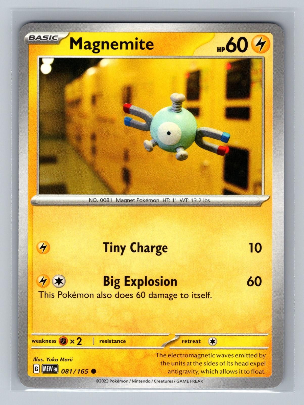 Magnemite 081/165 C Pokemon 151 NM/M