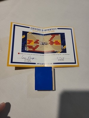 Official 2024 Nba All Star  Court Blue Piece SUPER RARE