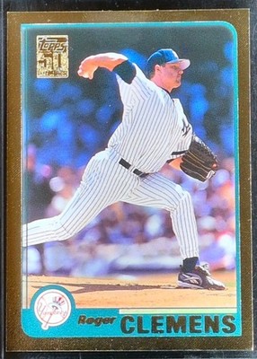 2001 Topps - Roger Clemens #170 Gold /2001