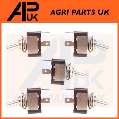 5x 12V Universal Metall Kippschalter EIN/AUS Spaten Boot LKW Anhänger LKW