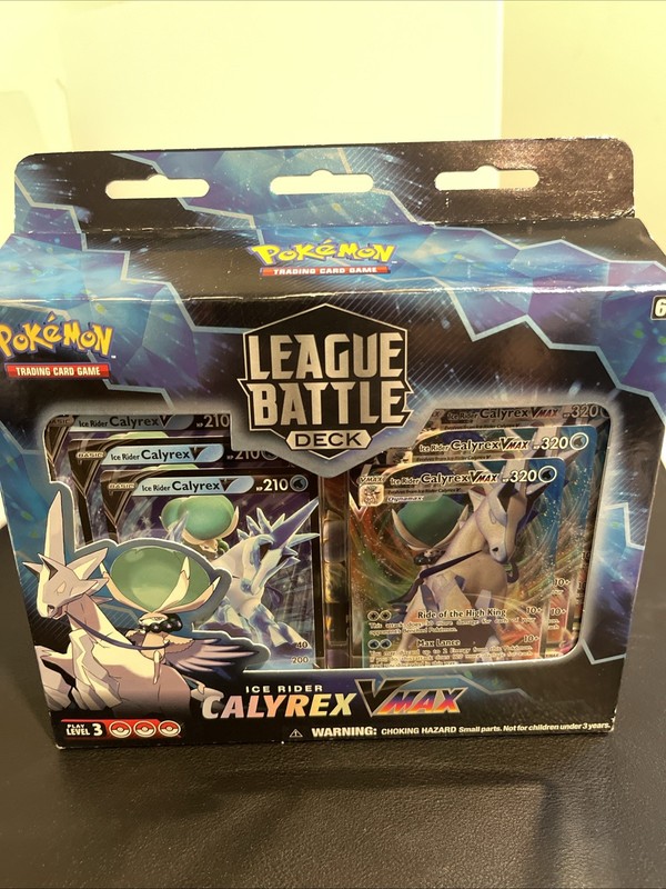 Pokemon League Battle Deck Ice Rider Calyrex VMAX TCG Factory Sealed 2022