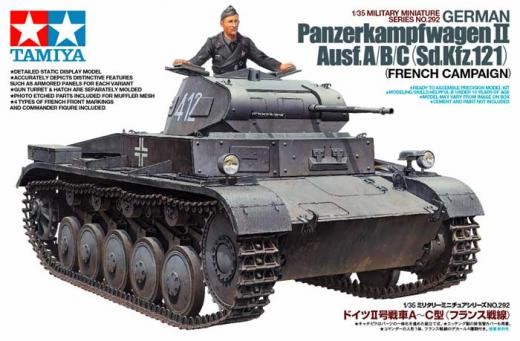 TAMIYA 35292 1:35 German Panzerkampfwagen II Ausf.A/B/C (Sonderkraftfahrzeug 121