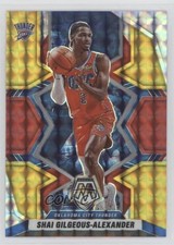 2021 Mosaic Choice Fusion Red & Yellow Prizm 40/88 Shai Gilgeous-Alexander hs9