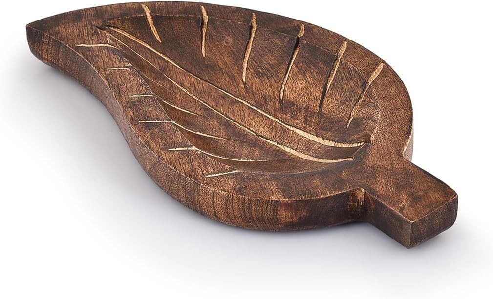Decorative Wooden Tray Platter For Serving Snacks Fruits