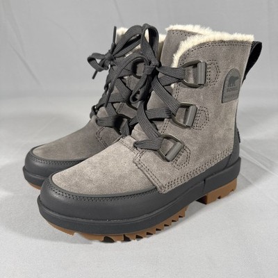 Sorel Women's Tivoli IV Waterproof Snow Boots Quarry Size 6.5 New without box B8