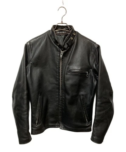Schott 641 Single Rider's Jacket Men's Size 38 Black - product listing photo