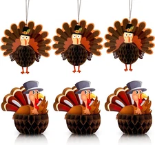 KatchOn, Thanksgiving Turkey Table Centerpiece - Pack of 6 | Thanksgiving... 