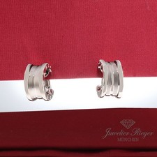 Orecchini donna Bulgari creoli B-Zero 1 oro bianco 750