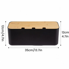 Cable Management Box Wire Organizer Cover to Hide Power Strip TV Cords