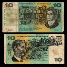 1972 $10 Phillips/Wheeler CoA General Prefix R304 Good | Phoenyx Curios