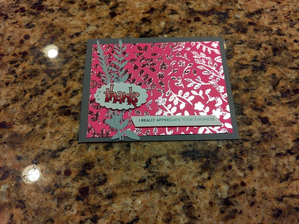 Greeting Cards. Thank You,Set Of 6. Handmade 4 1/4 X 5 1/2 Each With Envelopes. - Image 4 of 4