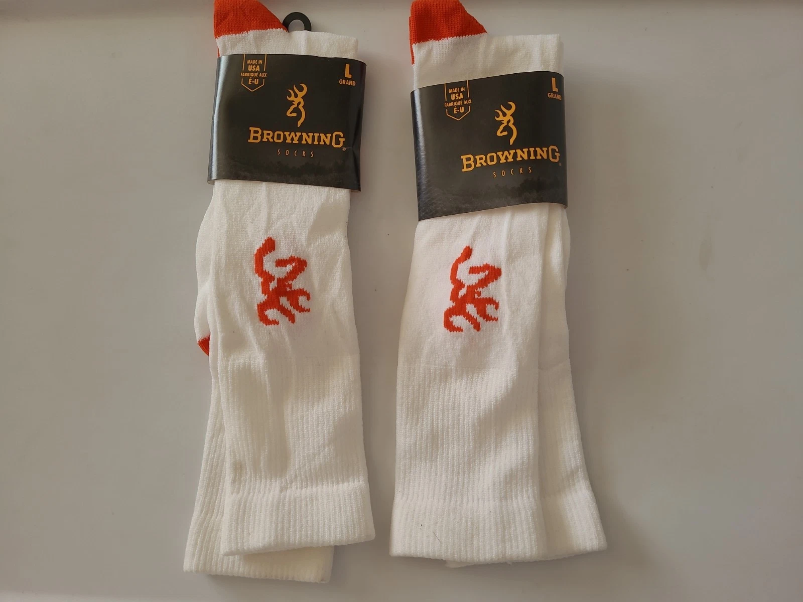 Browning Liner Socks Large White Fit Shoes Men 8-12 Women 10-13 USA TWO PAIR NEW
Opens in a new wind