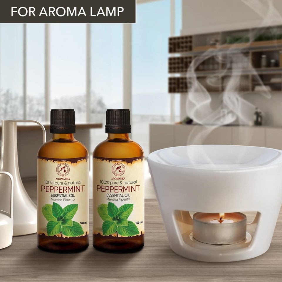Mystic Moments Pfefferminz ätherisches Öl – 5 Kg, Rein & Natürlich Für Aromatherapie & DIY