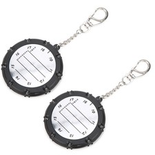 2x Portable Stroke Counter 18 Holes Score Counter Device With Key