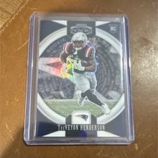 Panini Honors Football Treveyon Henderson #50 Patriots Rookie Prizm /39