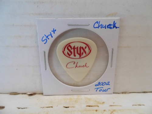 STYX "CHUCK" 2002 TOUR GUITAR PICK~READ DESCRIPTION #37~14