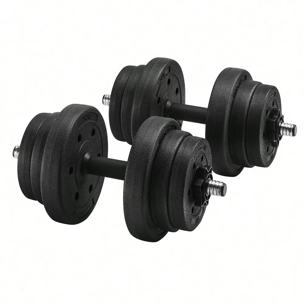 2 Haltères D'eau Réglables 1000 Ml Bleues - Neuf, Pour Gym, Yoga, Fitness