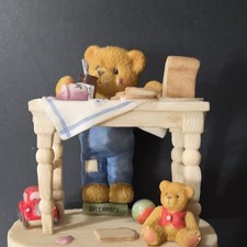 Cherished Teddies Fred Bear Figurine 1999 Priscilla Hillman Resin 661856