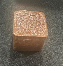 16 oz 1 pound Hand Poured .999 Copper Bar Rustic Bullion Bar