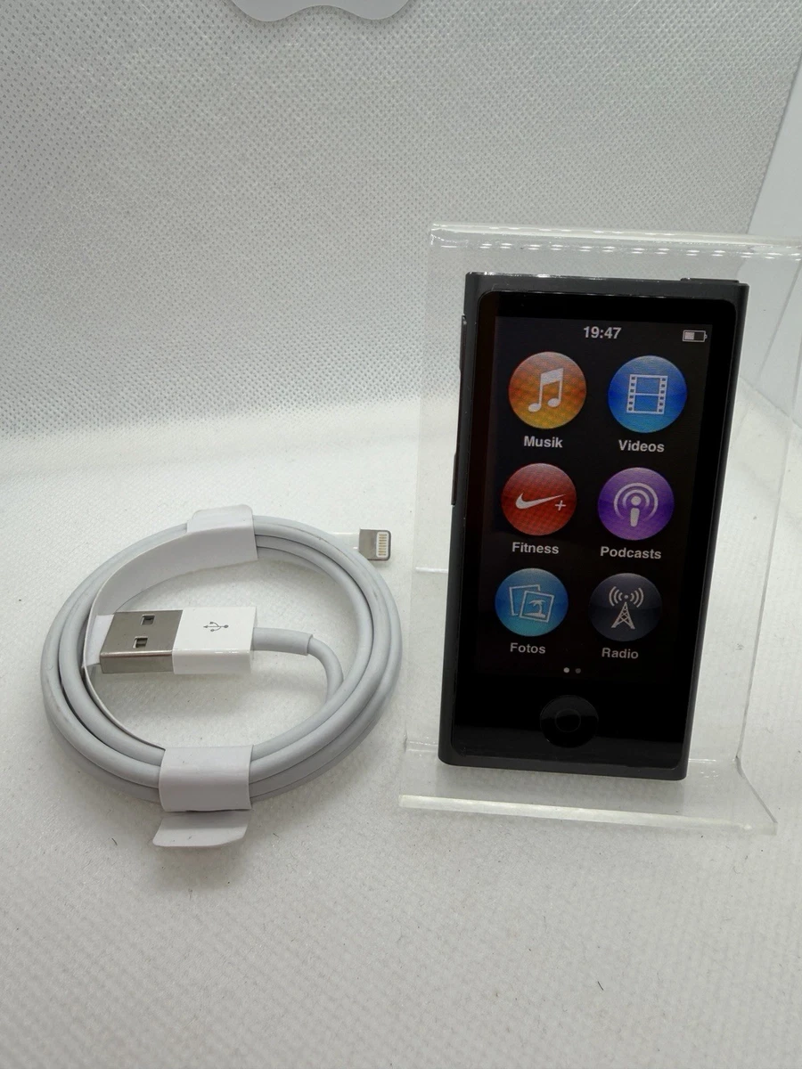 Apple iPod Nano 7. Generation 7G (16GB) Space Grau Grey Gray gebraucht #677