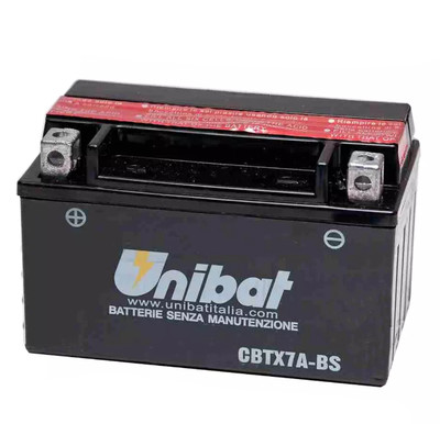 MOTORRAD BATTERIE SCOOTER UNIBAT CBTX7ABS YTX7A-BS HONDA TR200 Fat Cat 200 87
