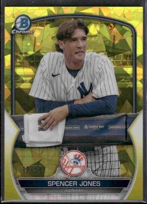 2023 Bowman Sapphire Gold Image Variation /50 Spencer Jones
