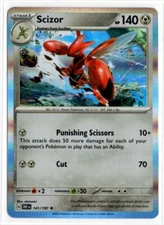 Pokemon Obsidian Flames Holo Rare 141/197 Scizor