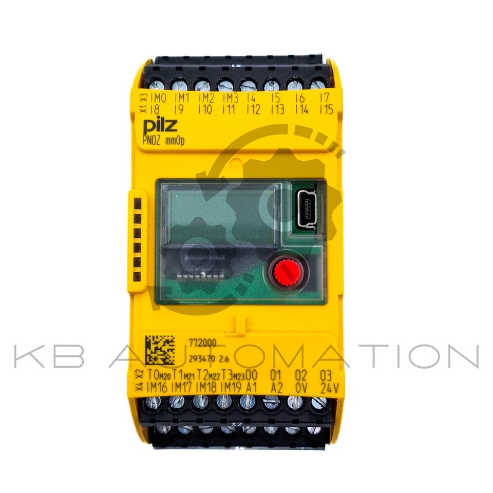 Pilz 772000 PNOZ mm0p 24VDC configurable safe compact controller ...