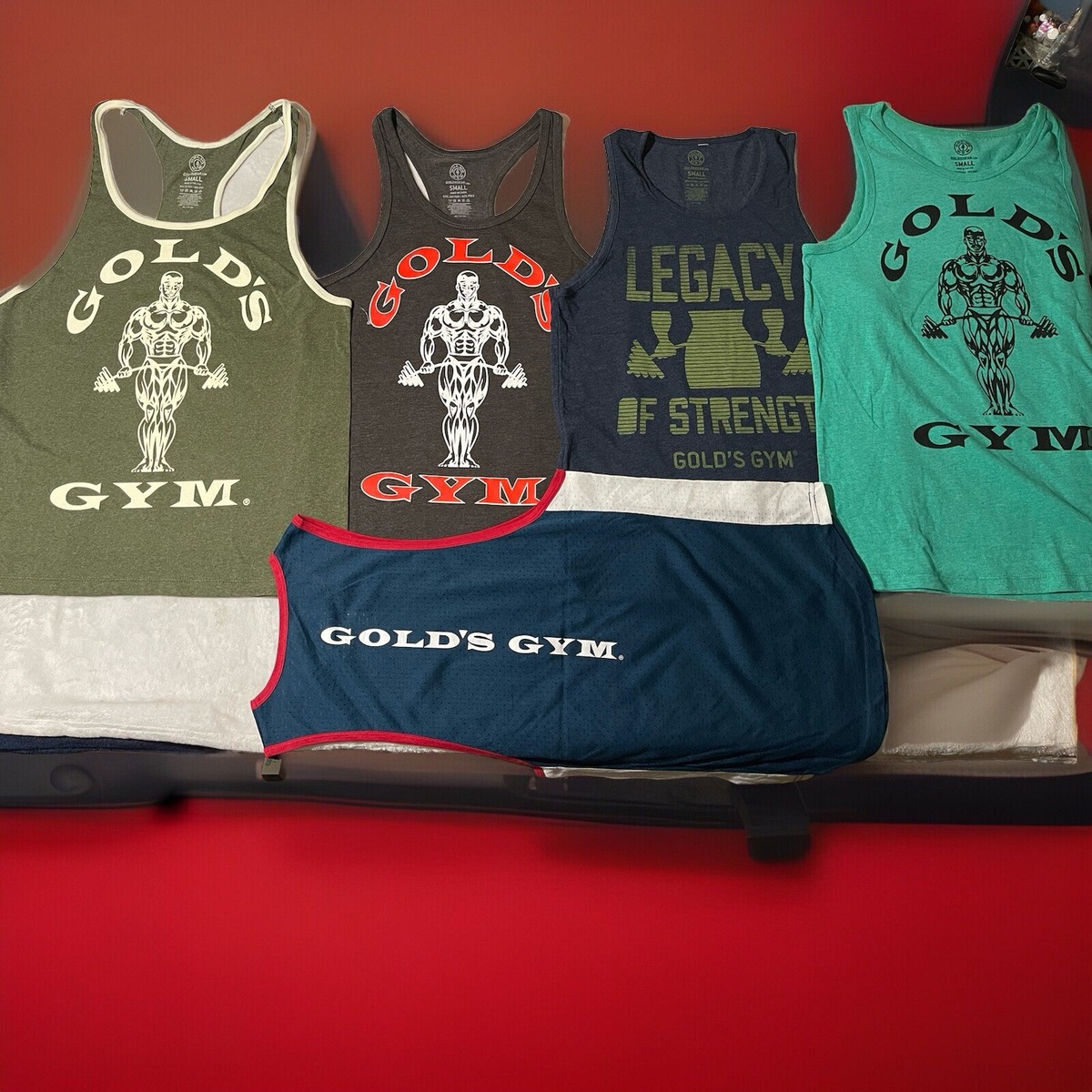 Gold's Gym Tank Top Bundle Lot Small | eBay