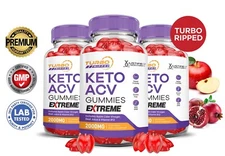 Turbo Ripped Keto Extreme ACV Gummies 2000MG Apple Cider Vinegar 180 Gummys