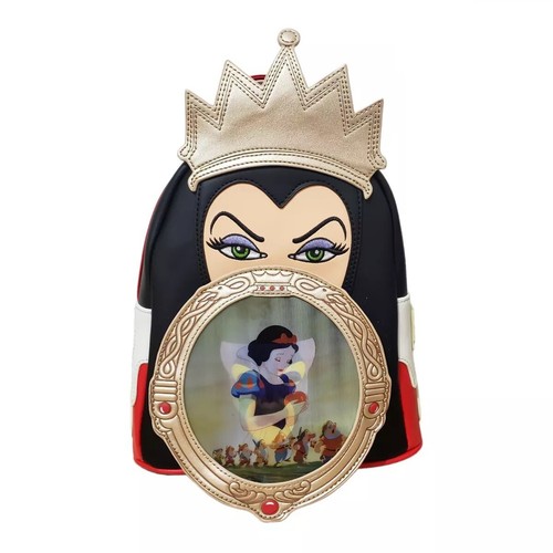 Funko FunKon 2021 Loungefly Snow White Evil Queen Mini Backpack Mirror Glow SDCC
