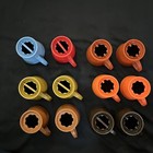 Vintage Solo Cup Stackable Plastic Handled Holders Lot Of 12 VG — photo 3